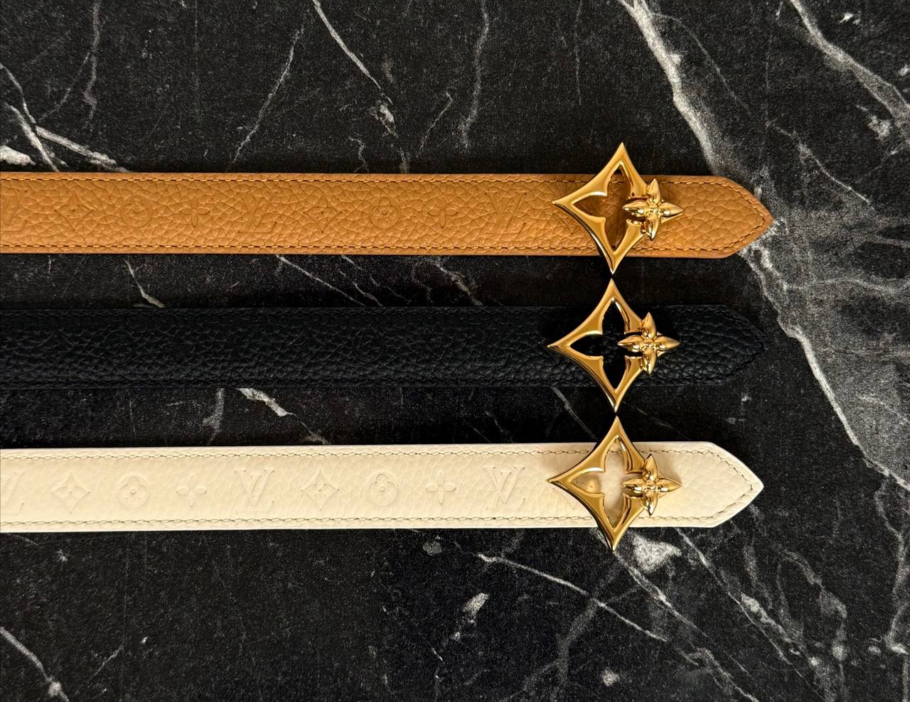 Louis Vuitton Flowergram 20mm Reversible Belt 917042 ⭐️