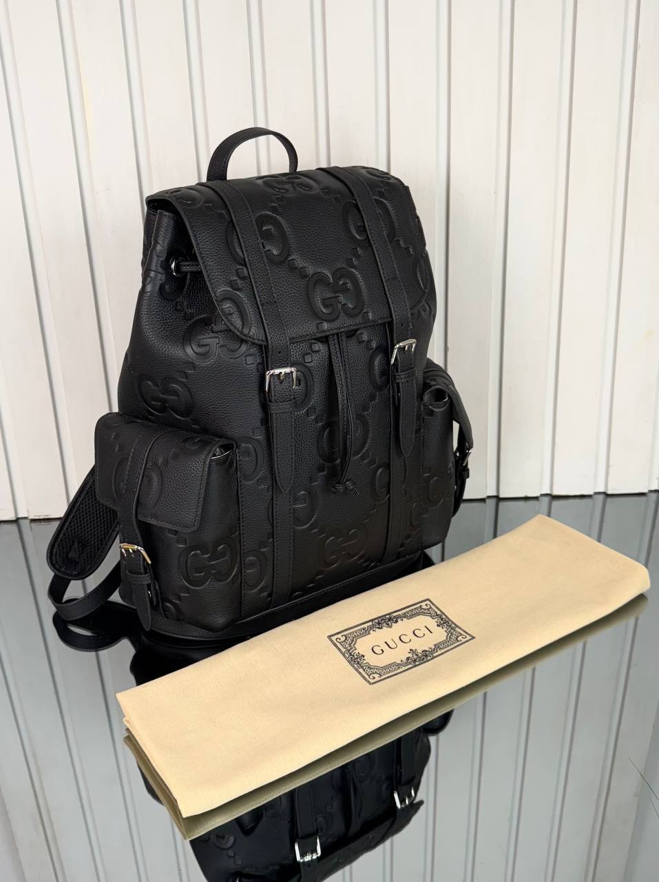 Gucci Medium GG Jumbo Backpack 

34x41 cm