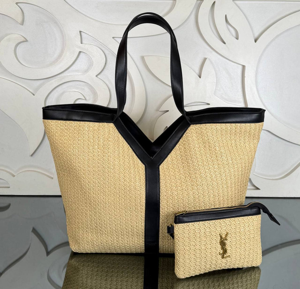 Ysl Saint Laurent Large Raffia Tote Bag

38x33 cm 
910849 ⭐️