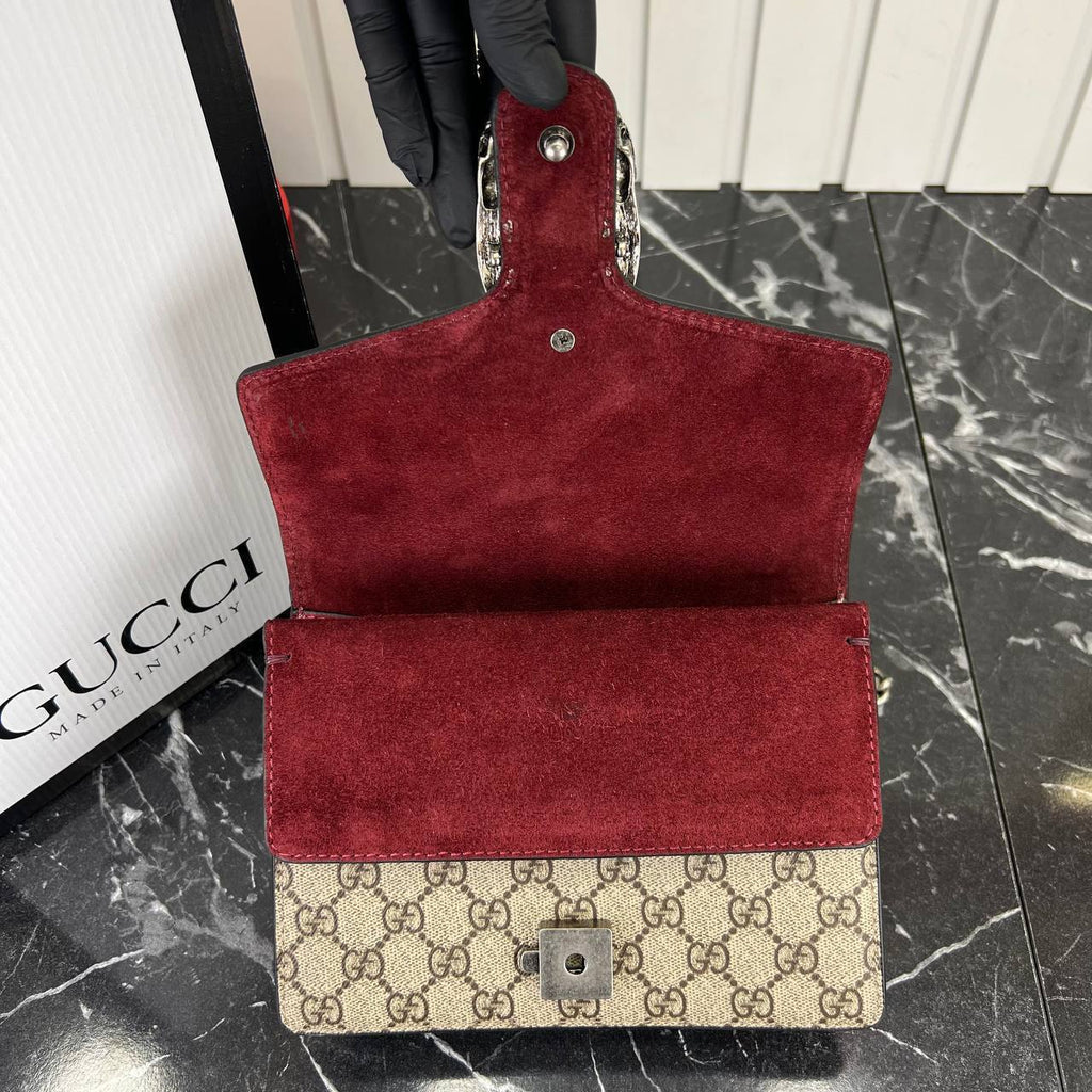 Gucci Dionysus Small Bag 

21x16 cm 
5228 ⭐️