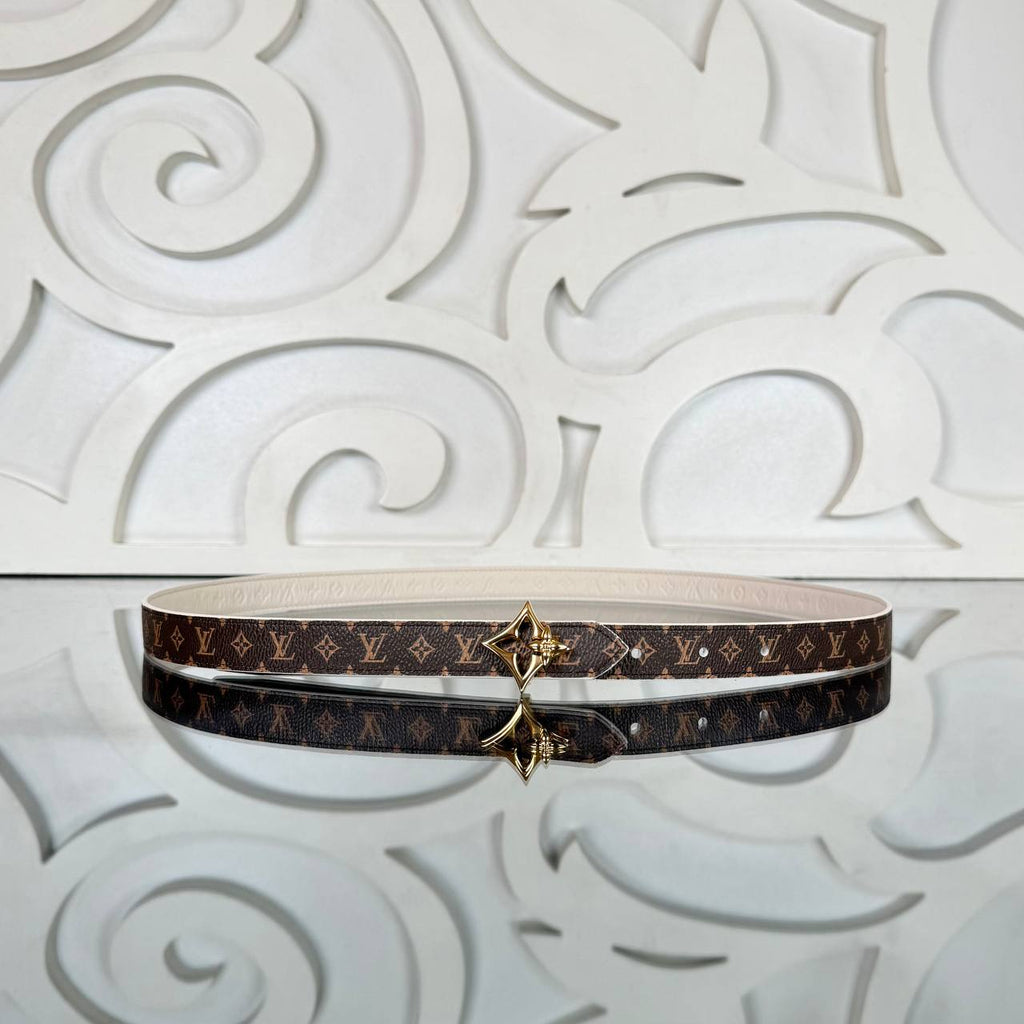 Louis Vuitton Flowergram 20mm Reversible Belt 917042 ⭐️