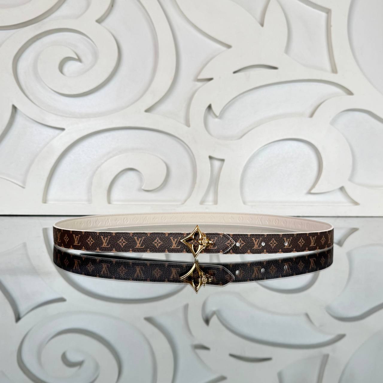 Louis Vuitton Flowergram 20mm Reversible Belt 917042 ⭐️