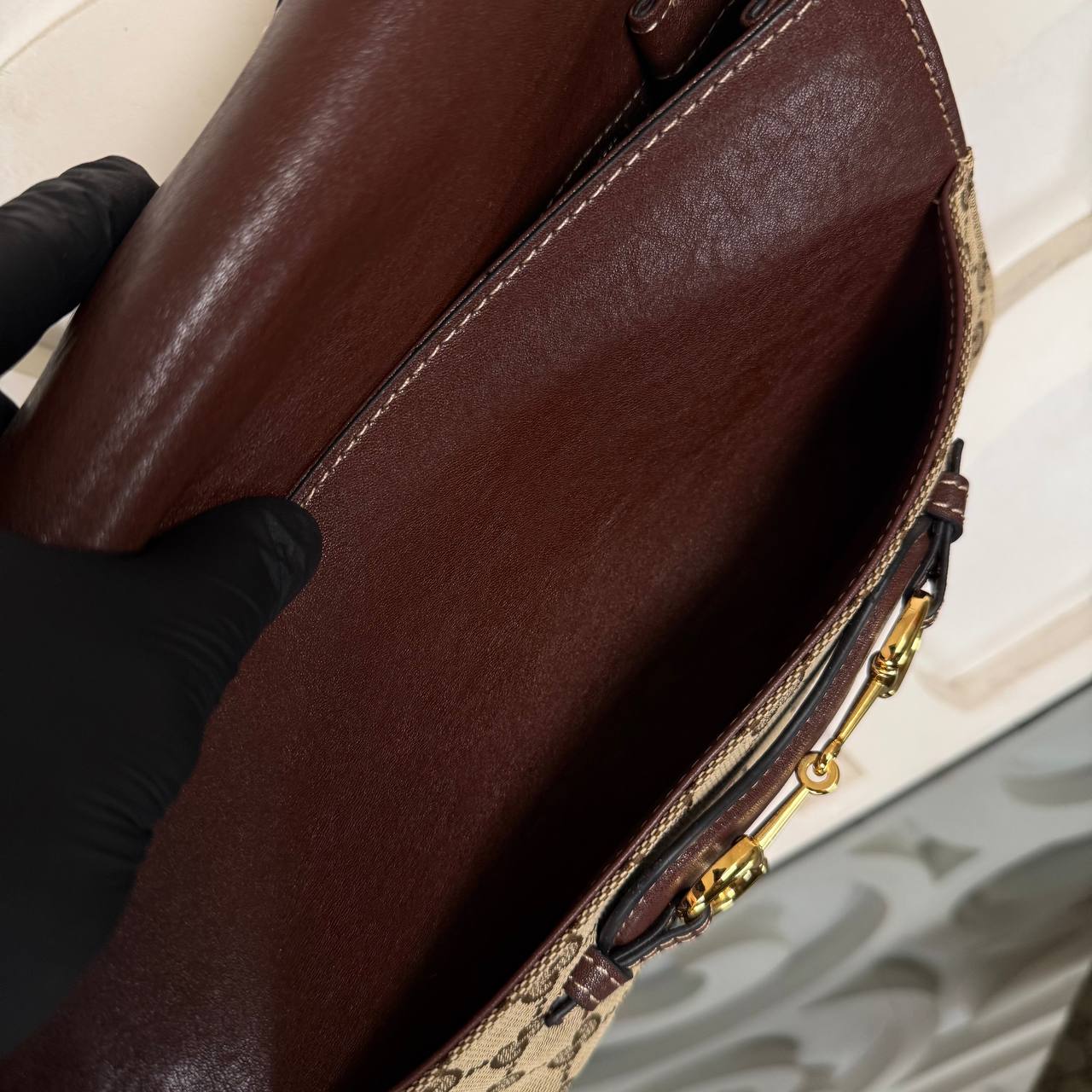 Gucci Horsebit Ristretto Handbag

26x16 cm 
910871 ⭐️