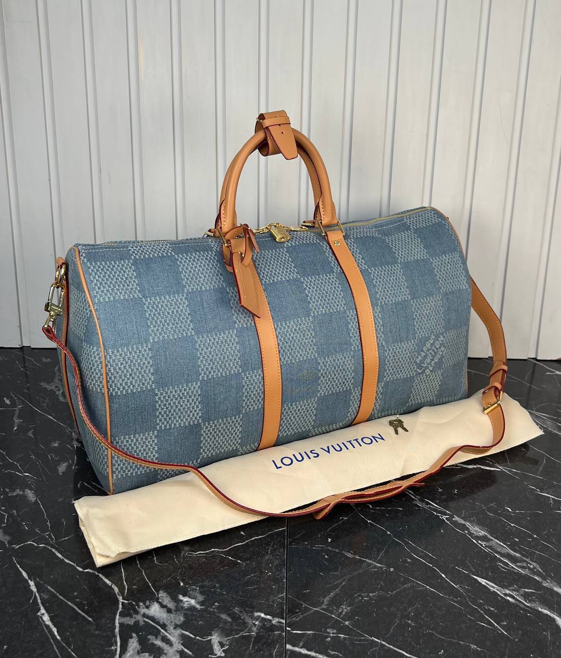 Louis Vuitton Keepall Bandouliere 
Denim 50 cm

6119 ⭐️