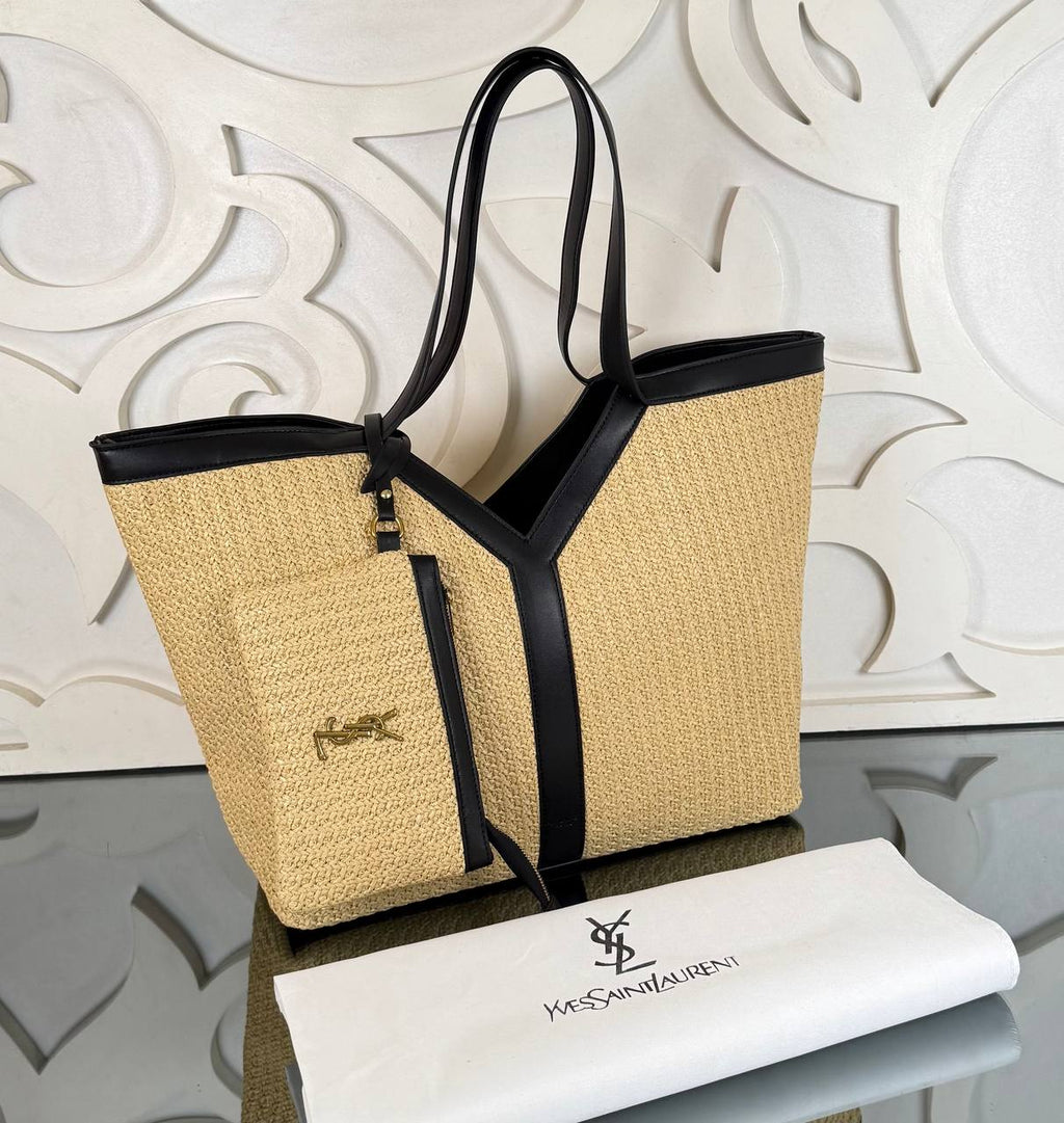 Ysl Saint Laurent Large Raffia Tote Bag

38x33 cm 
910849 ⭐️