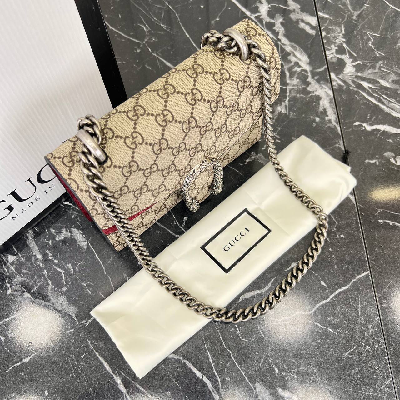 Gucci Dionysus Small Bag 

21x16 cm 
5228 ⭐️