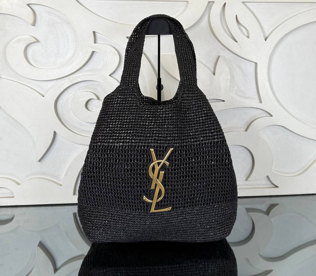 Saint Laurent Icare Medium in Raffia 

31x28 cm 
910973 ⭐️