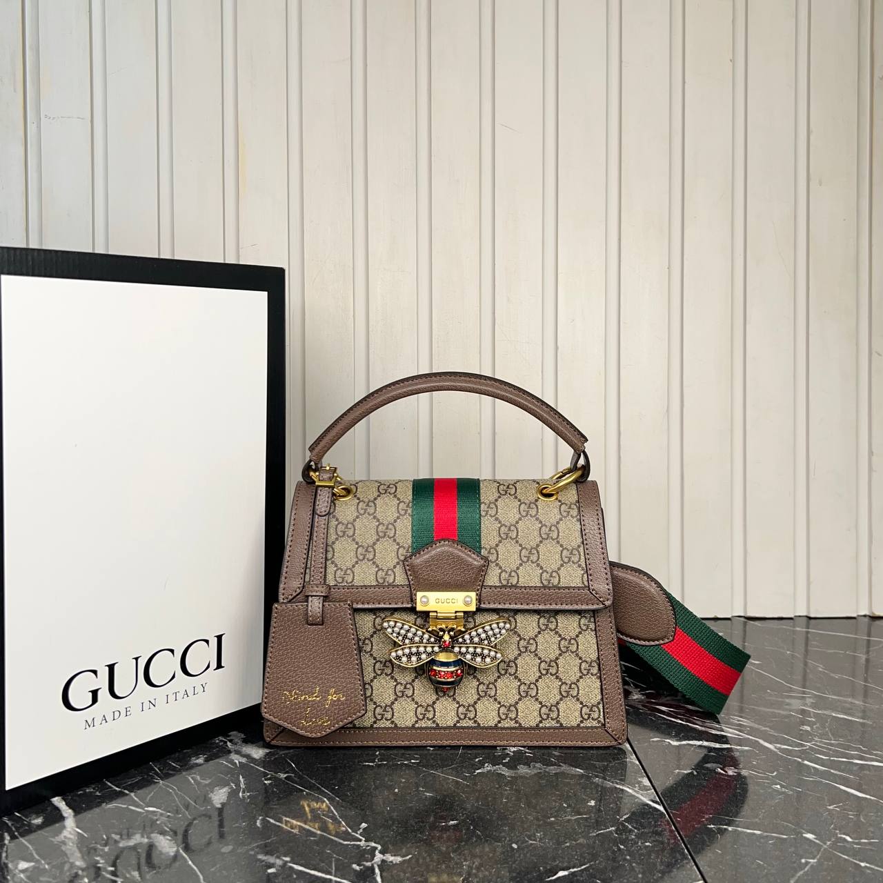 Gucci Margaret Top Handle Bag

26x18 cm 
6858 ⭐️