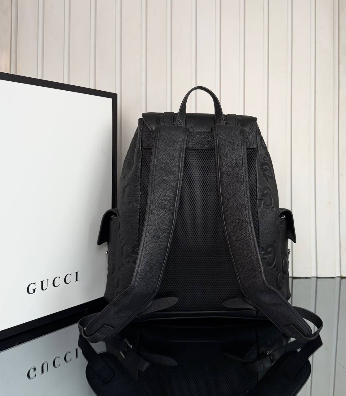 Gucci Medium GG Jumbo Backpack 

34x41 cm