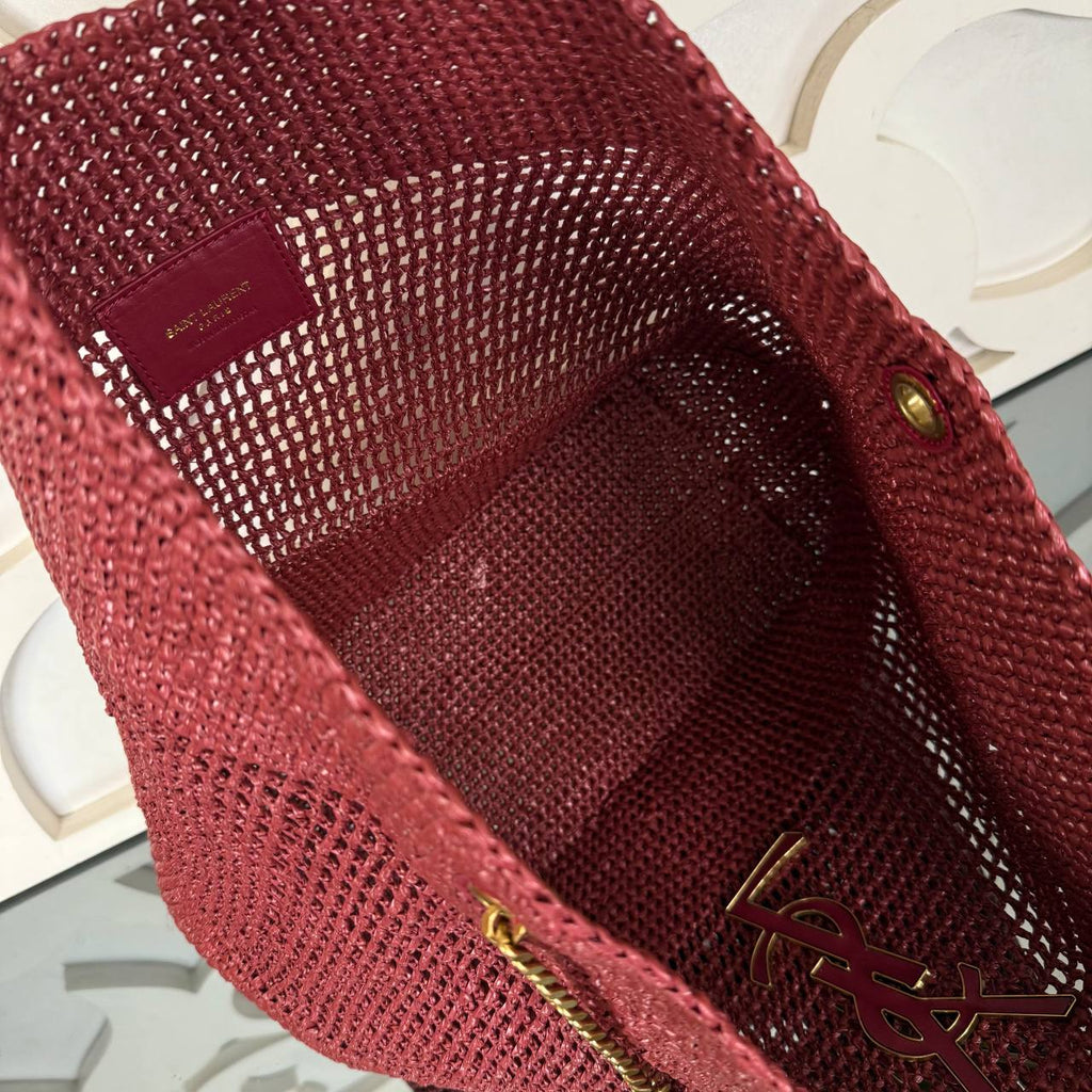 Saint Laurent Icare Medium in Raffia 

31x28 cm 
910973 ⭐️