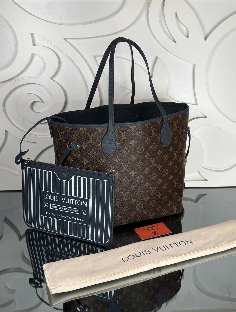 Louis Vuitton Neverfull Bandouliere Inside Out BB
Big size 42x28
19x16 cm small size 
210005 ⭐️