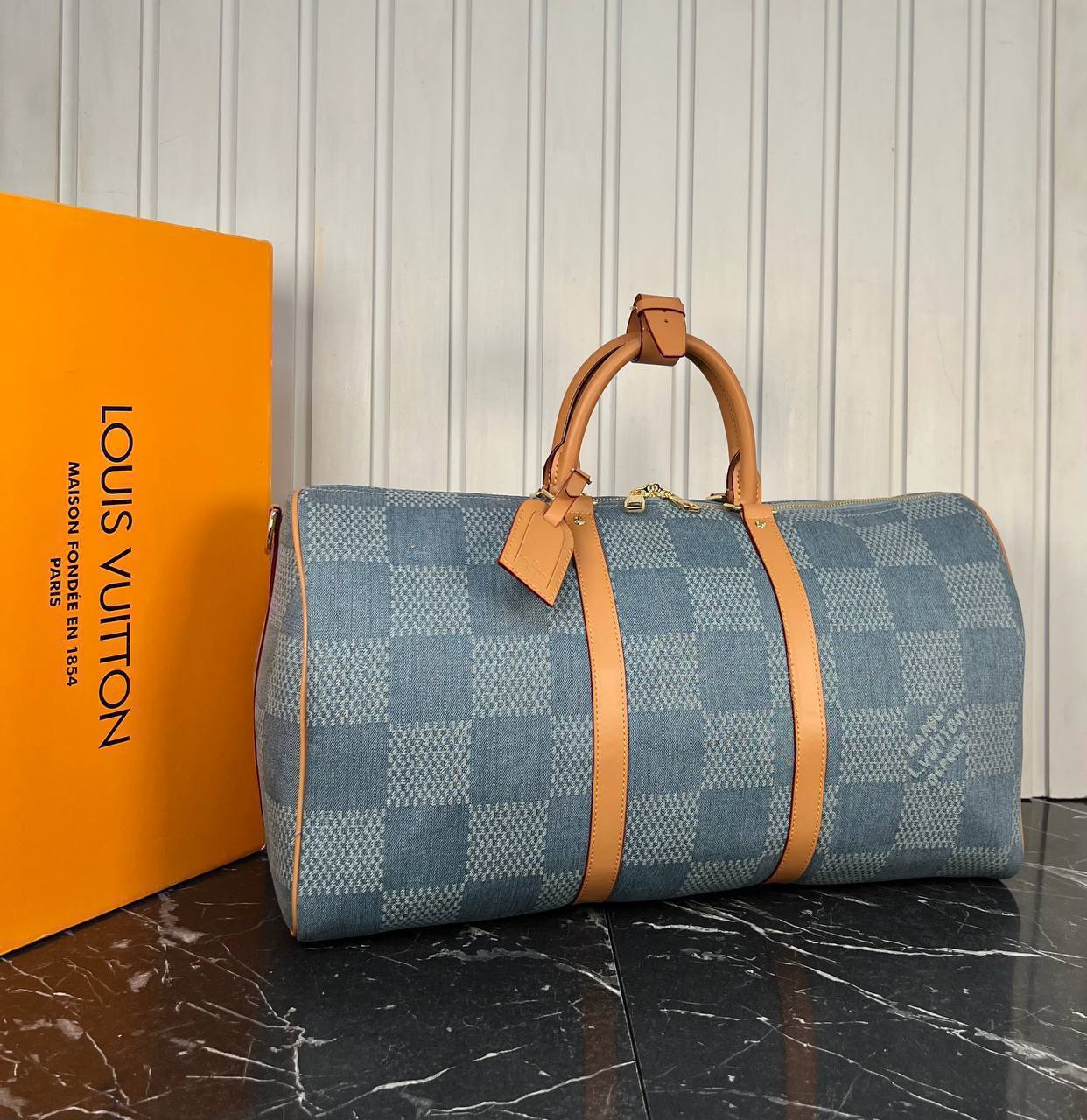 Louis Vuitton Keepall Bandouliere 
Denim 50 cm

6119 ⭐️