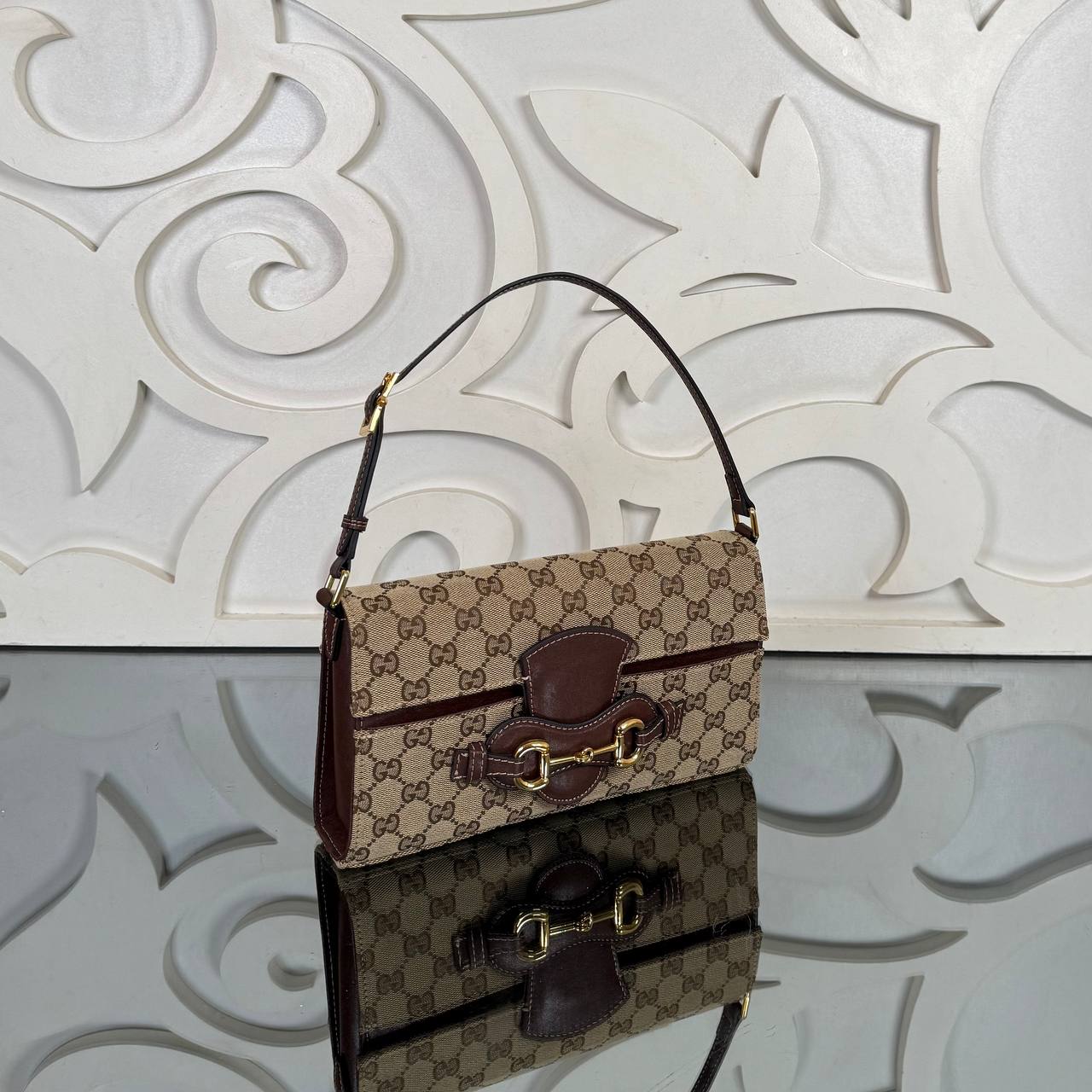 Gucci Horsebit Ristretto Handbag

26x16 cm 
910871 ⭐️