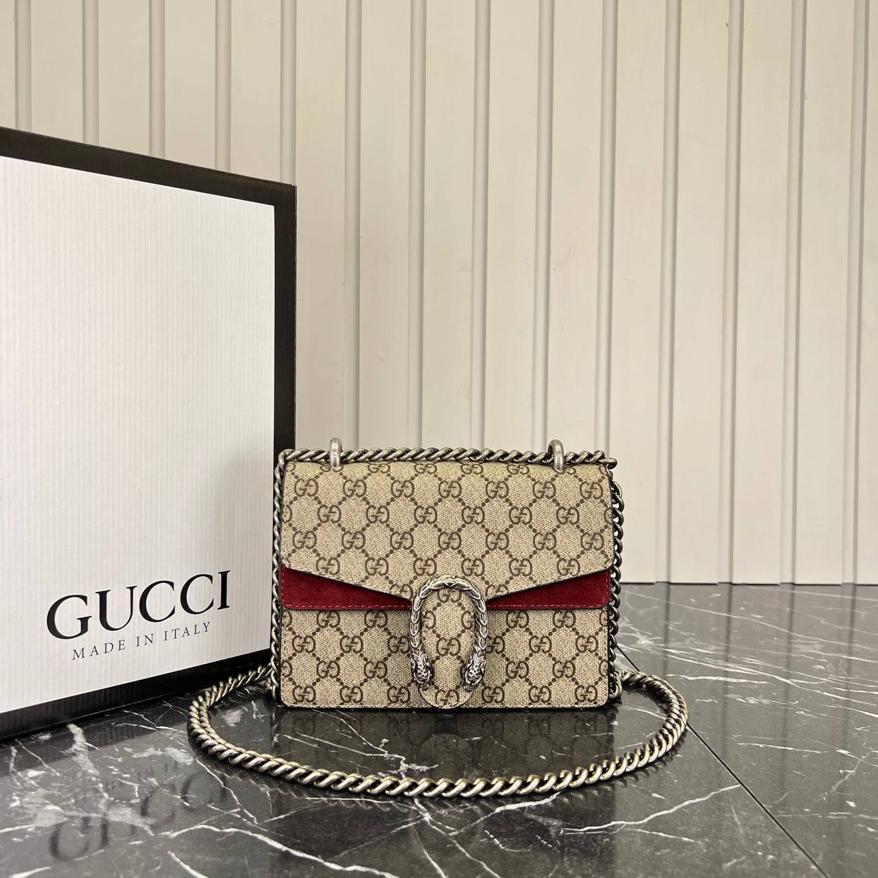 Gucci Dionysus Small Bag 

21x16 cm 
5228 ⭐️