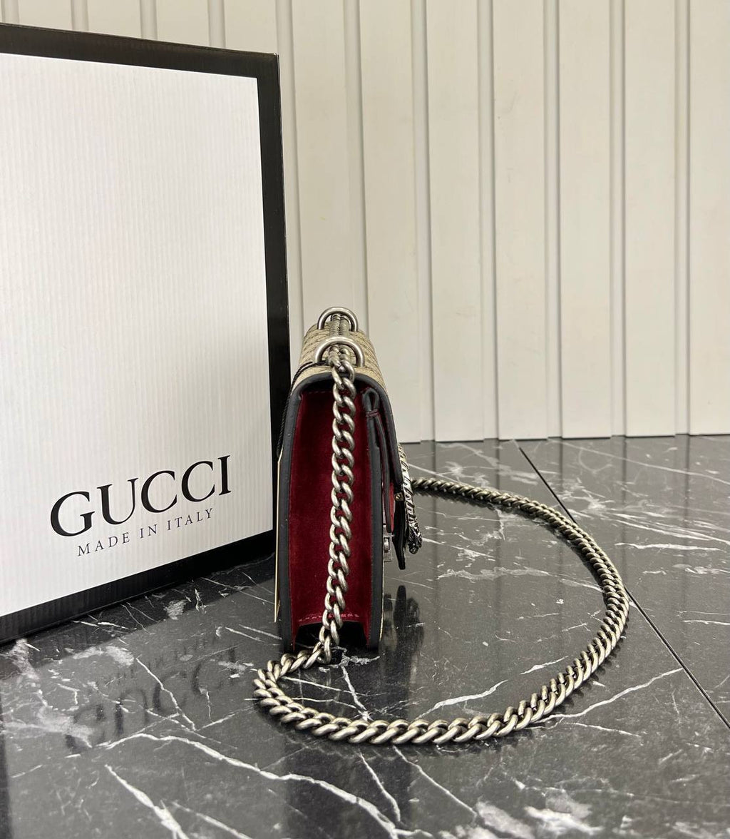 Gucci Dionysus Small Bag 

21x16 cm 
5228 ⭐️