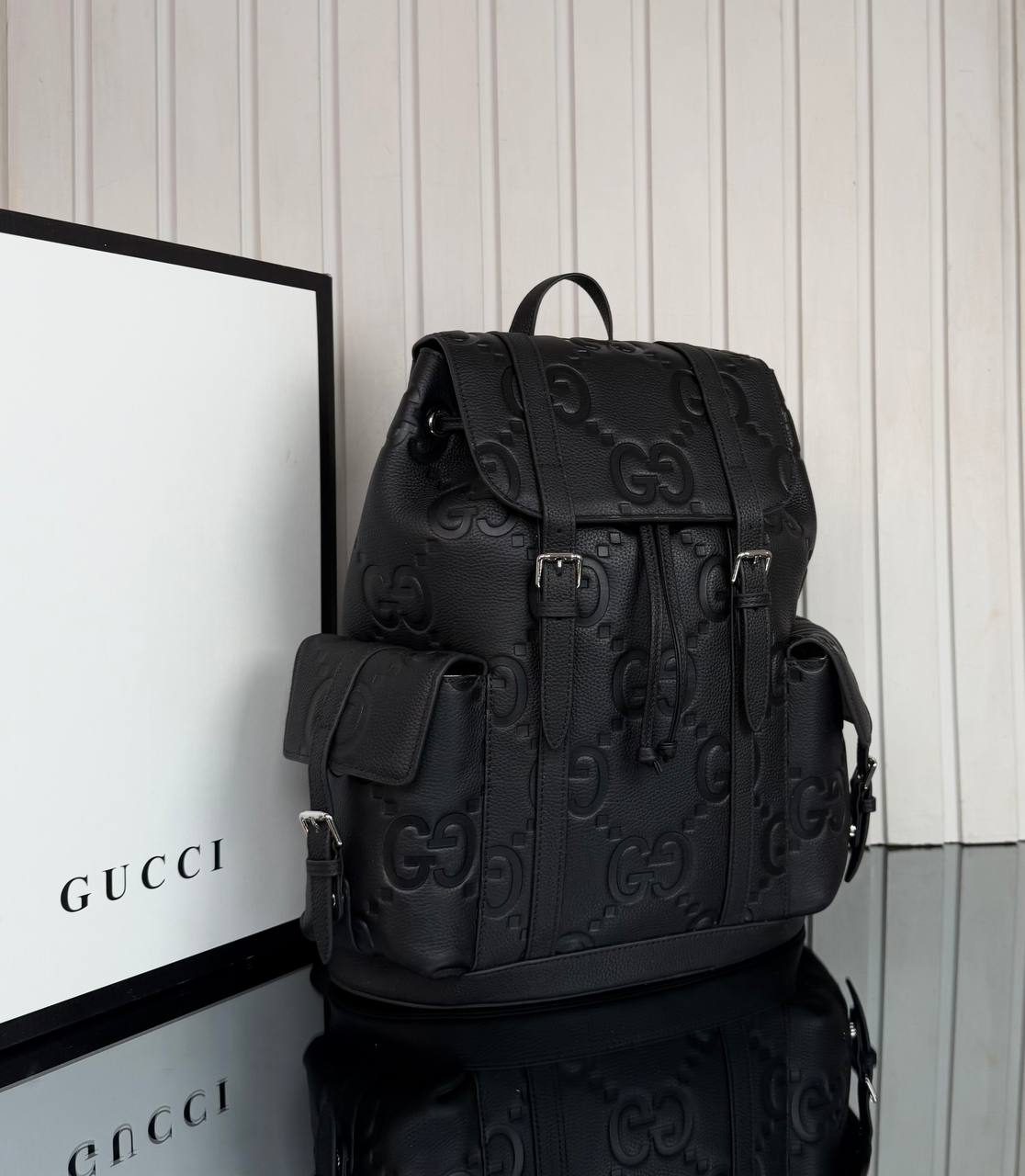 Gucci Medium GG Jumbo Backpack 

34x41 cm