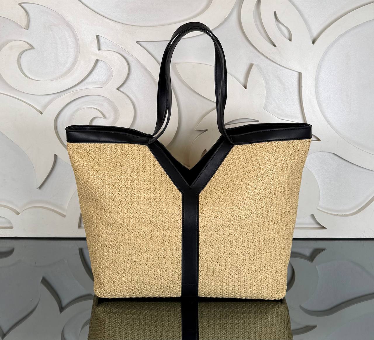 Ysl Saint Laurent Large Raffia Tote Bag

38x33 cm 
910849 ⭐️