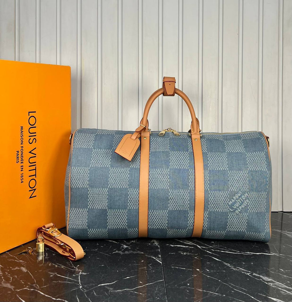 Louis Vuitton Keepall Bandouliere 
Denim 50 cm

6119 ⭐️