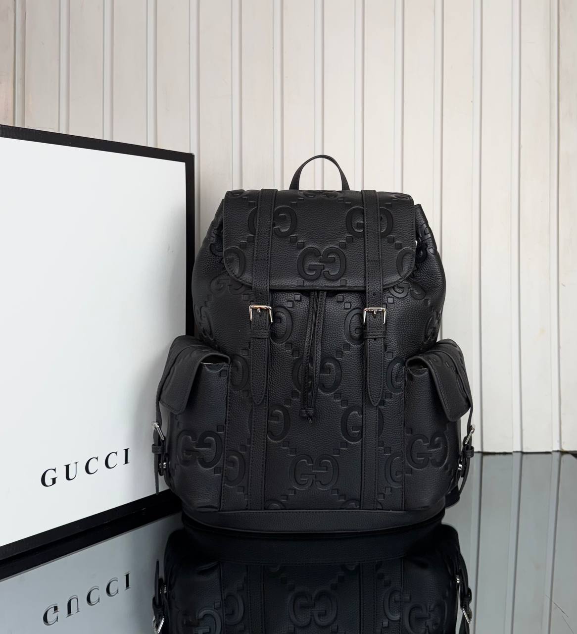 Gucci Medium GG Jumbo Backpack 

34x41 cm