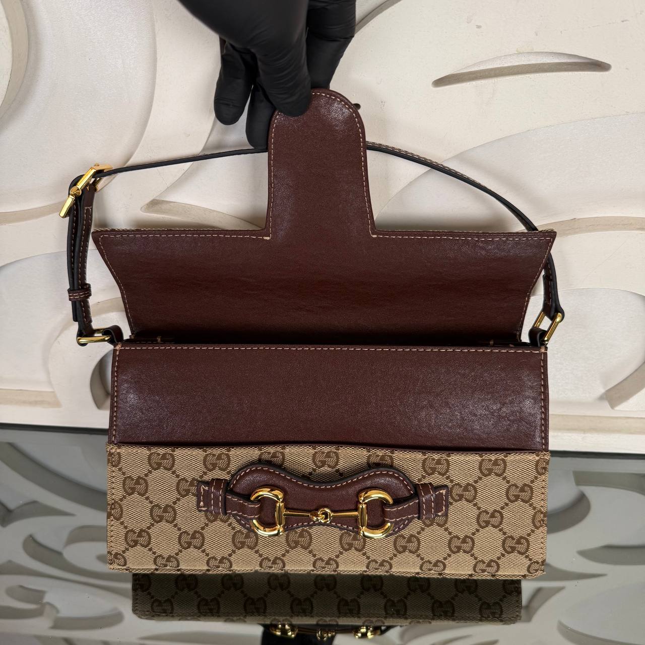 Gucci Horsebit Ristretto Handbag

26x16 cm 
910871 ⭐️