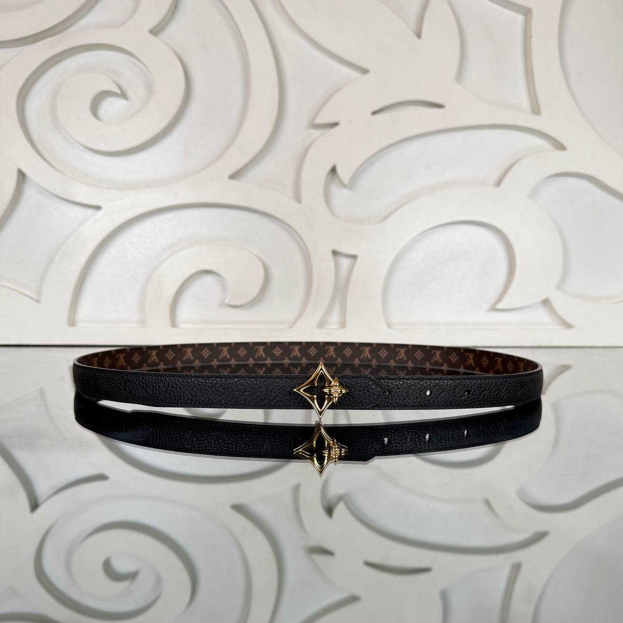 Louis Vuitton Flowergram 20mm Reversible Belt 917042 ⭐️